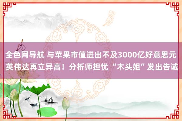 全色网导航 与苹果市值进出不及3000亿好意思元 英伟达再立异高！分析师担忧 “木头姐”发出告诫