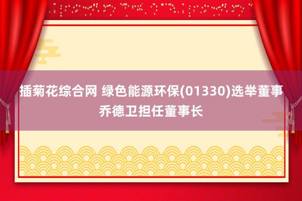 插菊花综合网 绿色能源环保(01330)选举董事乔德卫担任董事长