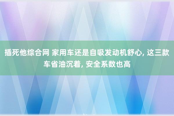 插死他综合网 家用车还是自吸发动机舒心， 这三款车省油沉着， 安全系数也高