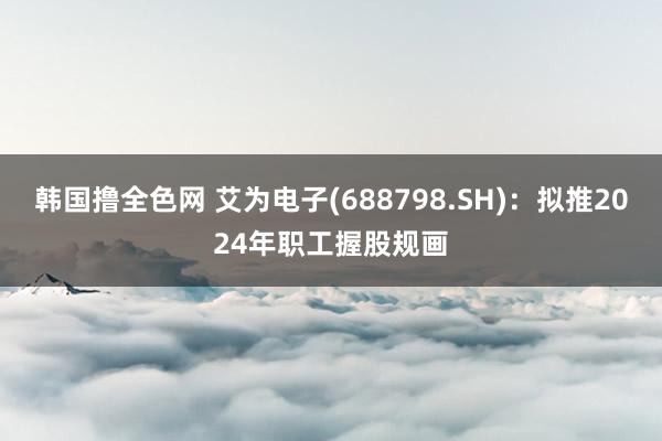 韩国撸全色网 艾为电子(688798.SH)：拟推2024年职工握股规画