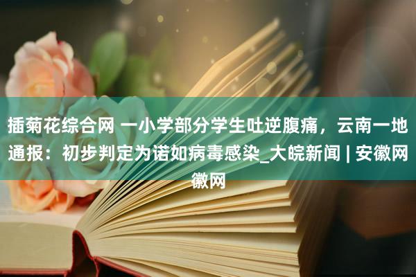 插菊花综合网 一小学部分学生吐逆腹痛，云南一地通报：初步判定为诺如病毒感染_大皖新闻 | 安徽网