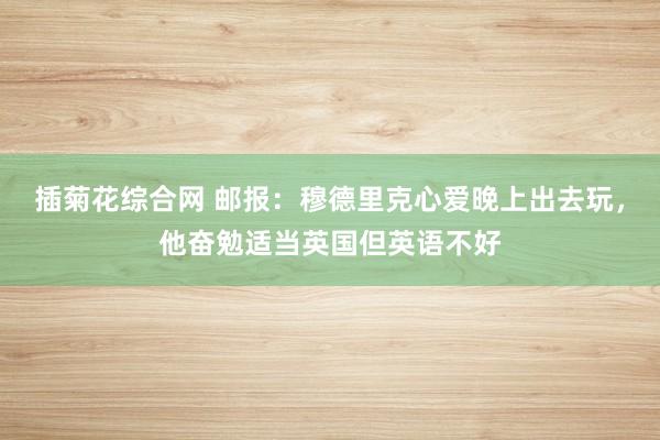 插菊花综合网 邮报：穆德里克心爱晚上出去玩，他奋勉适当英国但英语不好