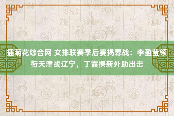 插菊花综合网 女排联赛季后赛揭幕战：李盈莹领衔天津战辽宁，丁霞携新外助出击