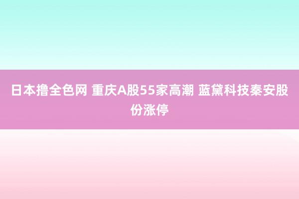 日本撸全色网 重庆A股55家高潮 蓝黛科技秦安股份涨停